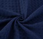 Темно-синий вафельное полотно шир. 150 см арт. 153