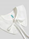 Декоративный воротник для девочек Manon белый
