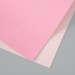 Лист для творчества иск.кожа "Рисунок Личи" розовый лист 33х20 см толщина 0,7 мм