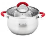 Кастрюля TECO TC-C3900-03R нержавейка 20 cm/3,9 л