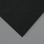 Лист для творчества иск.кожа "Рисунок Личи" чёрный лист 33х20 см толщина 1 мм