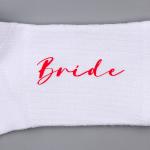 Карнавальный аксессуар- носки "Bride"