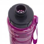 Бутылка для воды Alingar, универсальная, пластик, 500 мл, уплотнитель, держатель, ассорти