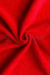 Махровое полотенце однотонное красный МИ-04 (67)