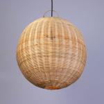 Светильник потолочный из ротанга "Хуан" 1х120Вт, Е27, 50х50х50 см