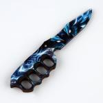 Сувенир деревянный нож кастет «Волк», 18 см.