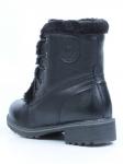 04-H953-3 BROWN Ботинки зимние женские (искусственная кожа, искусственный мех) размер 38