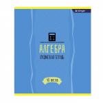 Тетрадь предметная "Алгебра" А5 48л., со справочным материалом, скрепка, мелованный картон (стандарт), блок офсет, Alingar "Простое решение"