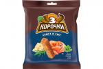 «3 Корочки», сухарики со вкусом сёмги с сыром, 40 г