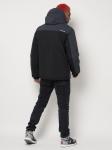 Горнолыжная куртка мужская big size темно-серого цвета 88816TC