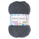 Пряжа ARACHNA "JASMIN" 80\% хлопок, 20\% полиэстер 5 шт. х 100 г ± 10 г 250 м ± 7 м №108 т.серый