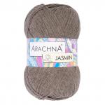 Пряжа ARACHNA "JASMIN" 80\% хлопок, 20\% полиэстер 5 шт. х 100 г ± 10 г 250 м ± 7 м №117 св.коричневый