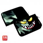 АКЦИЯ. Пенал-книжка с наполнением ErichKrause 135x205x30мм Monster Smile