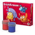 Гуашь ErichKrause Jolly Friends 24 цвета по 20 мл (в коробке 24 шт)