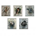 Тетрадь общая ученическая ErichKrause Nature Power, 48 листов, клетка, твин-лак _MIX-PACK