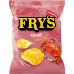 Чипсы из натурального картофеля FRY’S Зубастый краб