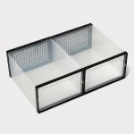 Коробка для хранения обуви с дверцей Доляна Large size, 26?33,5?16,5 см, 2 шт