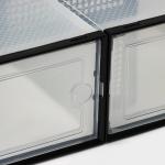 Коробка для хранения обуви с дверцей Доляна Large size, 26?33,5?16,5 см, 2 шт