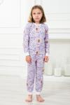 Пижама детская из джемпера и брюк из кулирки Фламинго