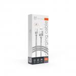 BY Кабель для зарядки Metall iP, 1м, 2,4A, металл
