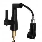 СоюзКран Смеситель для кухни, поворотный излив 360гр., картридж 35мм, цинк, черный SS01-R133