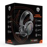BY Наушники проводные с микрофоном игровые Kabuto Type-C USB(A)3,2 м, VS7.1, настр. RGB подсветка