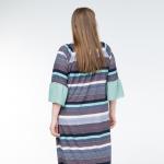 Платье, текстиль, бирюзовый