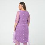 Платье, кружевное полотно, сиреневый