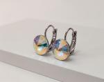 Серьги кристаллами Swarovski