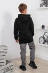 ТДУ-002 Худи-2 черн Толстовка для мальчиков (122-140)