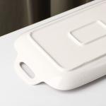 Блюдо Доляна «Сьюзен», 25?14,5 см, керамика, цвет белый