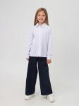 1352 бел Рубашка школьная для девочек (116-140)