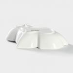 Блюдо глубокое «Милашки. Зайка», 300 мл, 17,5?12,6?4 см, керамика, цвет белый