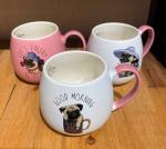 Кружка керамическая 400мл Милый мопс в подарочной коробке