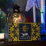 Гирлянда «Бахрома» 3 ? 0.6 м, IP44, УМС, тёмная нить, 160 LED, свечение мульти, 220 В