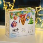 Гирлянда «Бахрома» 2.4 ? 0.9 м с насадками «Олень», IP20, прозрачная нить, 138 LED, свечение тёплое белое, 8 режимов, 220 В