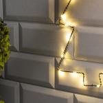 Светодиодная фигура «Ёлка» 20 ? 29 см, металл, батарейки ААх2 (не в комплекте), свечение тёплое белое