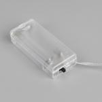 Светодиодная фигура «Ёлка» 20 ? 29 см, металл, батарейки ААх2 (не в комплекте), свечение тёплое белое