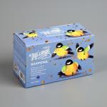 Гирлянда «Бахрома» 1.8 ? 0.5 м, IP20, тёмная нить, 48 LED, свечение синее, 8 режимов, 220 В