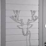 Неоновая фигура «Олень», 70 ? 59 см, 448 LED, 220 В, свечение белое