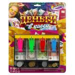 Деньги игровые с лотком, доллары, евро, блист.25,5*31,5*5см ИГРАЕМ ВМЕСТЕ в кор.2*96шт