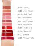 The Rapuez Стойкая увлажняющая помада для губ Iconic Lipstick Glow #L100 Pale Rosette (св.-розовый)