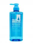 SHISEIDO Гель для душа SEA BREEZE СУПЕР охлаждающий дезодорирующий аромат мяты 600 мл бутылка с дозатором