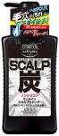 KOSE SCALP Mens SOFTYMO Шампунь мужской с древесным углем глубокое очищение, диспенсер с дозатором 550 мл