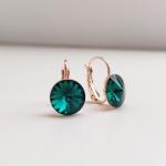 Серьги кристаллами Swarovski