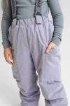 Брюки детские на лямках зимние дым