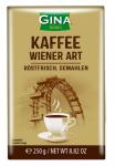 Кофе жареный молотый Gina Kaffee Wiener gemahlen 250 гр