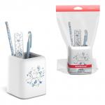 АКЦИЯ. Набор настольный пластиковый ErichKrause® Forte, Frozen Beauty, белый с серой вставкой