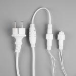 Гирлянда «Бахрома» 25 ? 0.7 м, IP44, УМС, белая нить, 450 LED, свечение мульти, 220 В