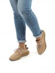 05-B552-8 BEIGE Кроссовки женские (текстиль)